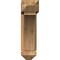 Ekena Millwork Thorton Arts and Crafts Rough Sawn Bracket w/ Offset Brace, Western Red Cedar, 6"W x 22"D x 22"H BKT0604X22X22THR03RWR - alternate 2